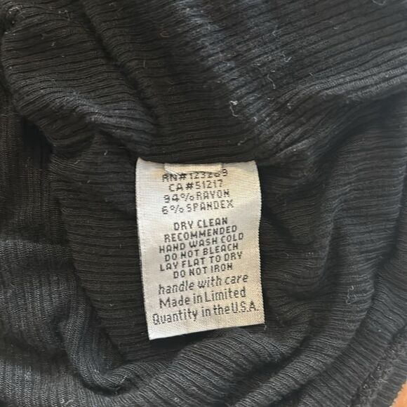 REVOLVE - Michael Lauren Reginald Ruched Top Ribbed Long Sleeves - NWT - Picture 7 of 7